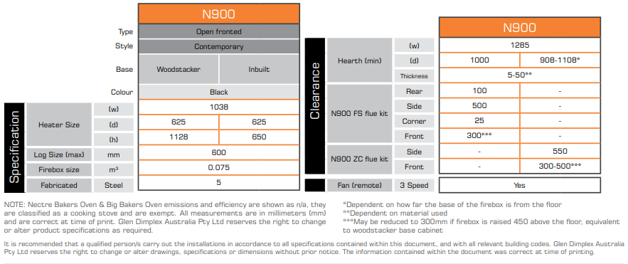 Nectre N900- Freestanding (9570065613075) (9570214641939) (9570238234899)